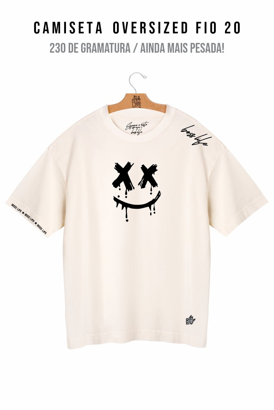 Camiseta Oversized Bl Small Monochrome