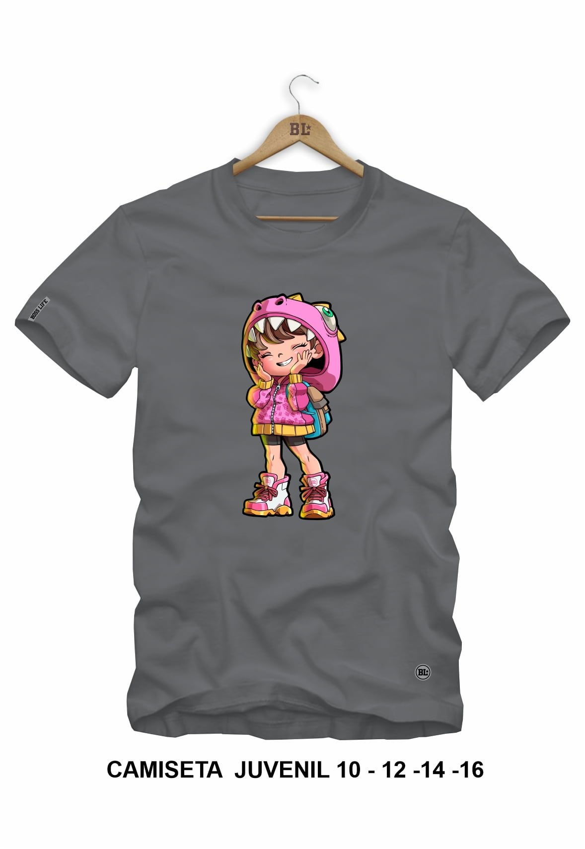 Camiseta Juvenil Chibi Girl