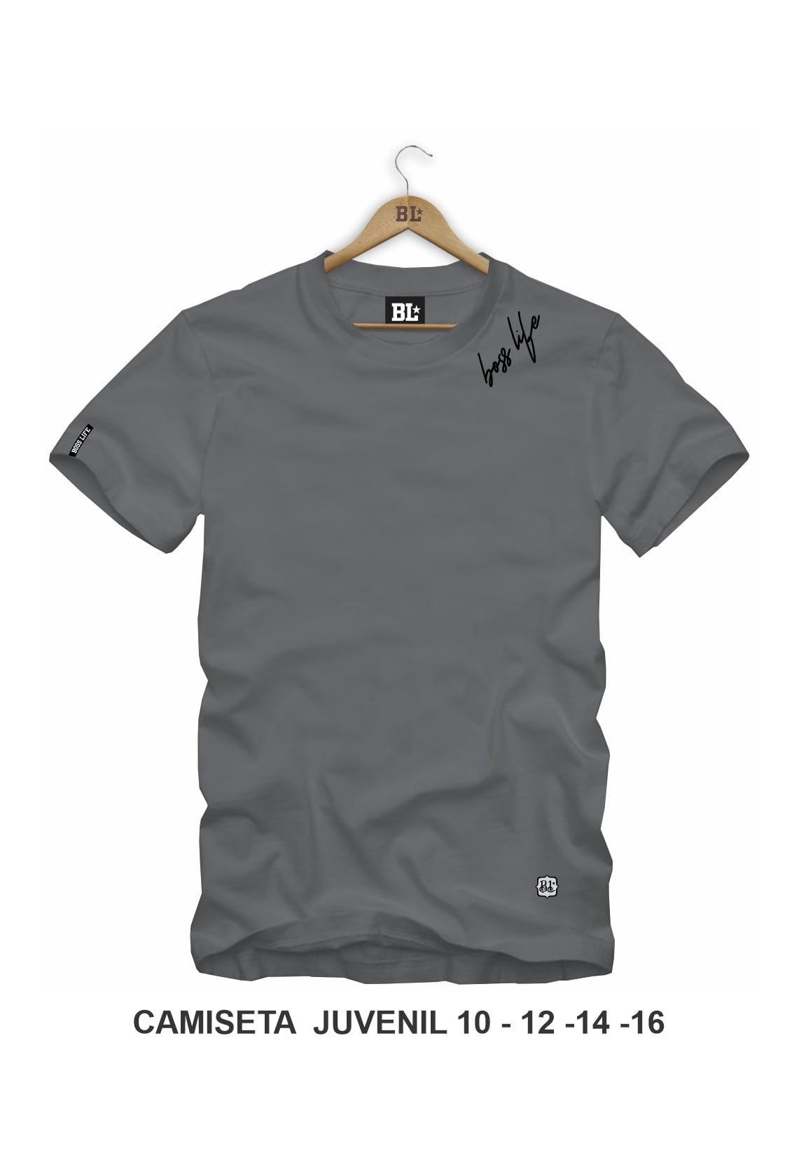 Camiseta Juvenil Lettering 17