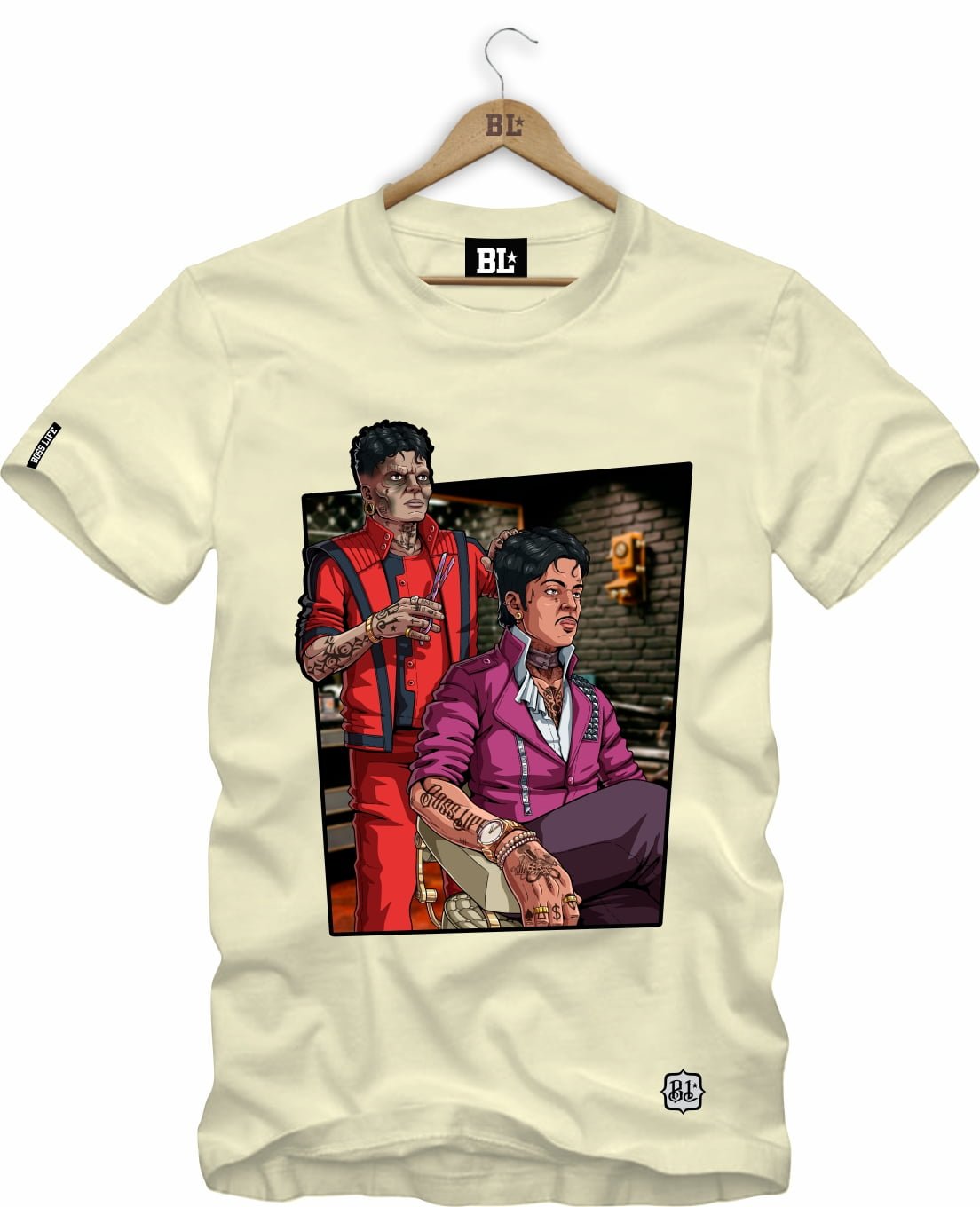 Camiseta Michael e Prince