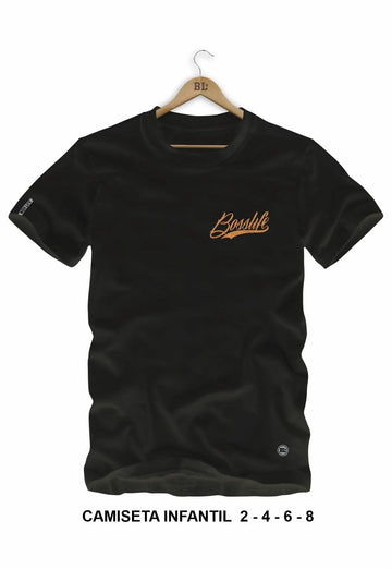 Camiseta Infantil New Boss 2 Brown
